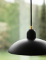 Preview: Fritz Hansen KAISER IDELL™ Pendelleuchte schwarz matt messing